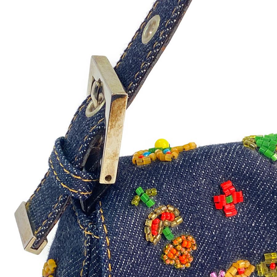 FENDI（フェンディ） マンマバゲット・フラワービーズ デニム