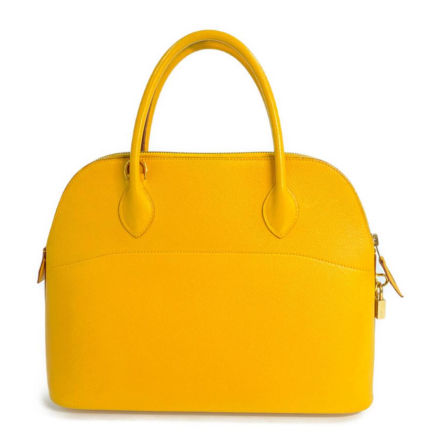 ボリード31 ノベルティ バック HERMES（エルメス） ボリード31・ハンドバッグ/イエロー/HERMES 翌日