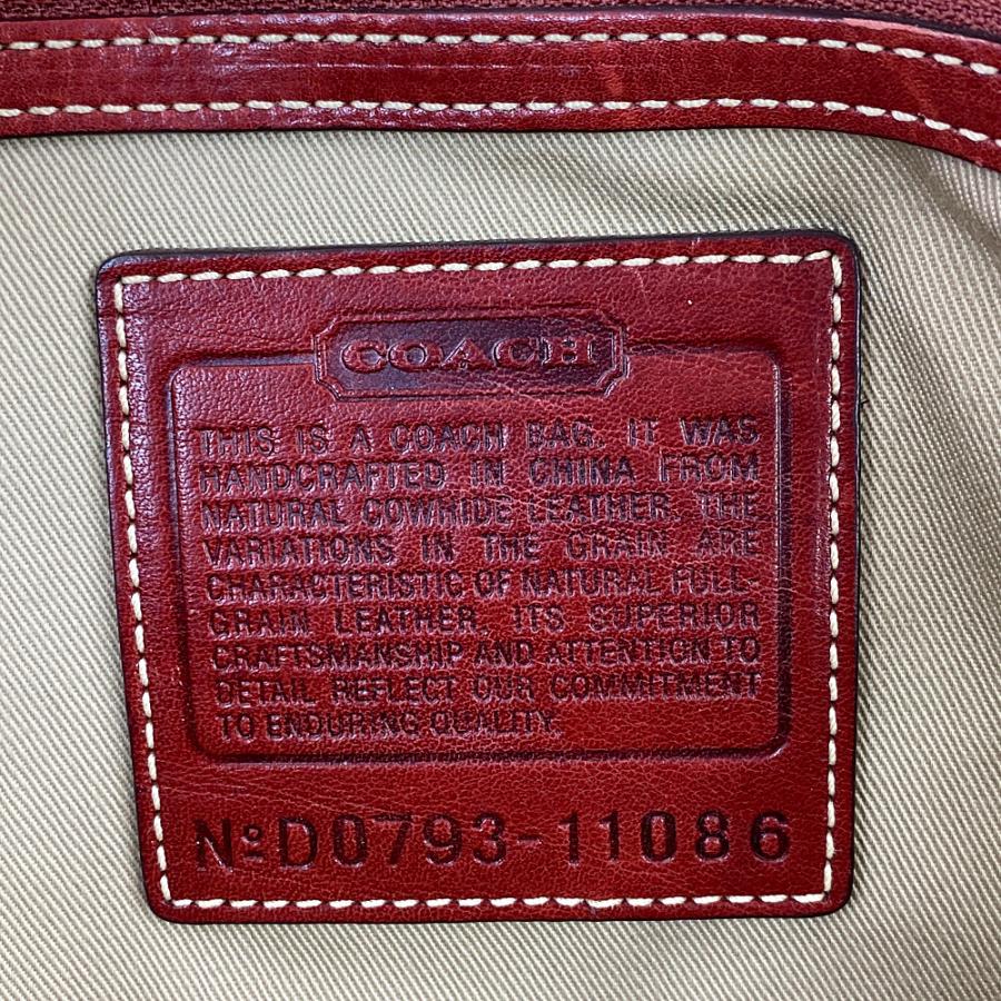 COACH（コーチ） レザー ハンドバッグ/11086/ブラウン/COACH 翌日配送