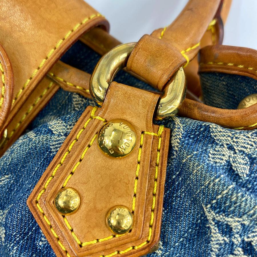 ルイヴィトン モノグラム・デニム・プリーティ・ハンドバッグ/M95020