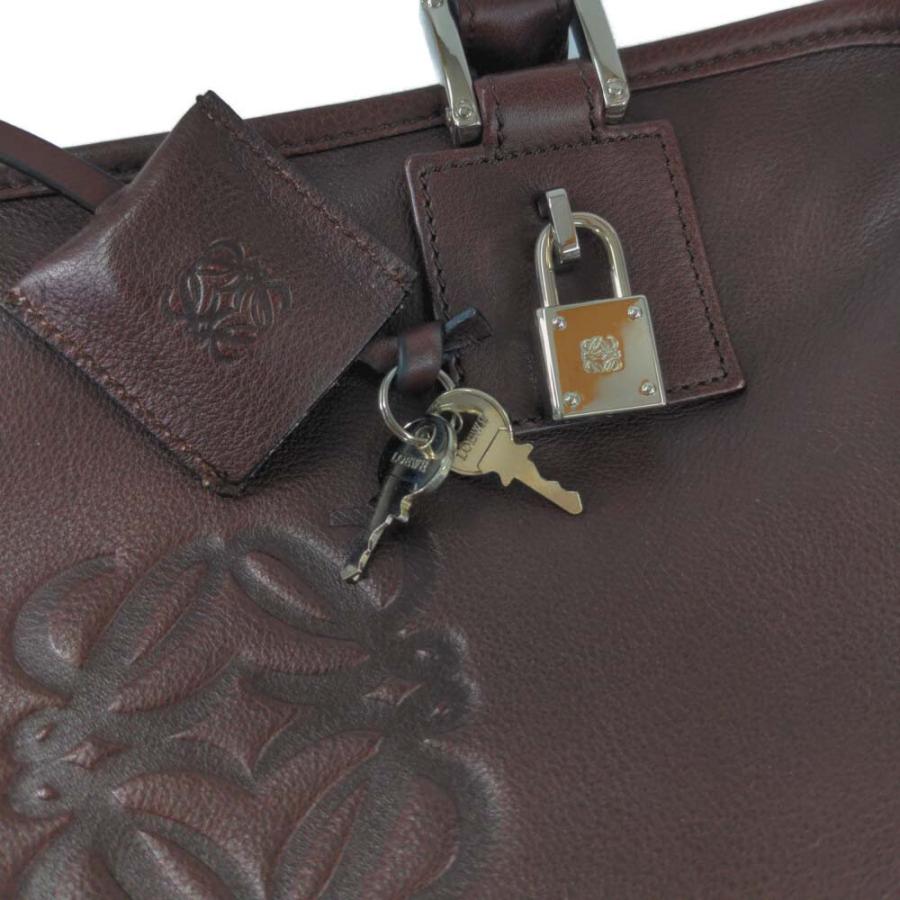 LOEWE（ロエベ） アマソナ28・ハンドバッグ/ブラウン/LOEWE 翌日配送可