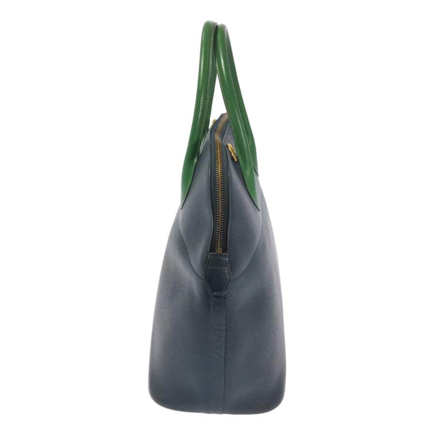 本物 良品■エルメス■ボリード 35 バイカラー ハンドバッグ ミニトートバッグ 本物 良品□エルメス□ボリード 35 バイカラー ハンドバッグ