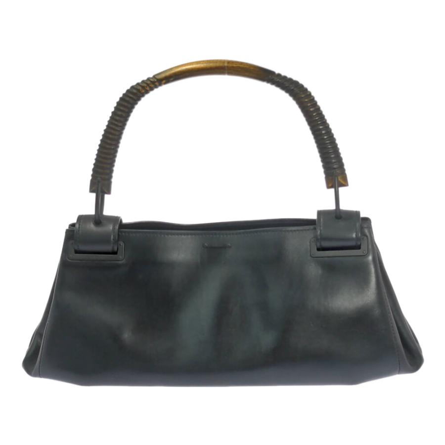 グッチ ウッドハンドル ハンドバッグ/105192/ブラック/GUCCI 翌日配送 