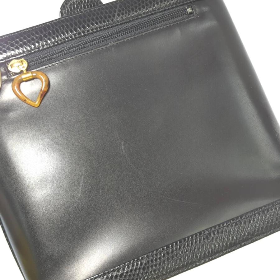 Emanuel Ungaro ungaro ウンガロ ゴールドチェーン カーフレザー Emanuel Ungaro ungaro ウンガロ ゴールドチェーン カーフレザー