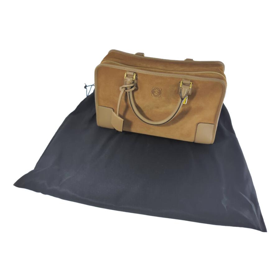 LOEWE（ロエベ） アマソナ36・スウェードレザー ハンドバッグ/35261MT 