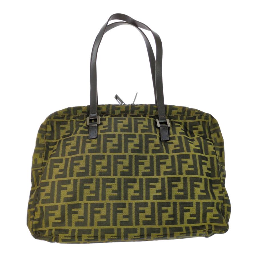 FENDI（フェンディ） ズッカ ズッカ柄 ハンドバッグ ブラウン /b260413