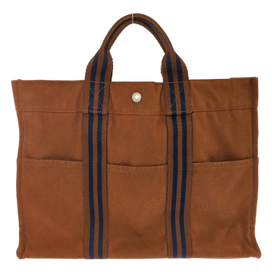 正規品 美品 エルメス フールトゥMM ハーフレザー バッグ 【A12069