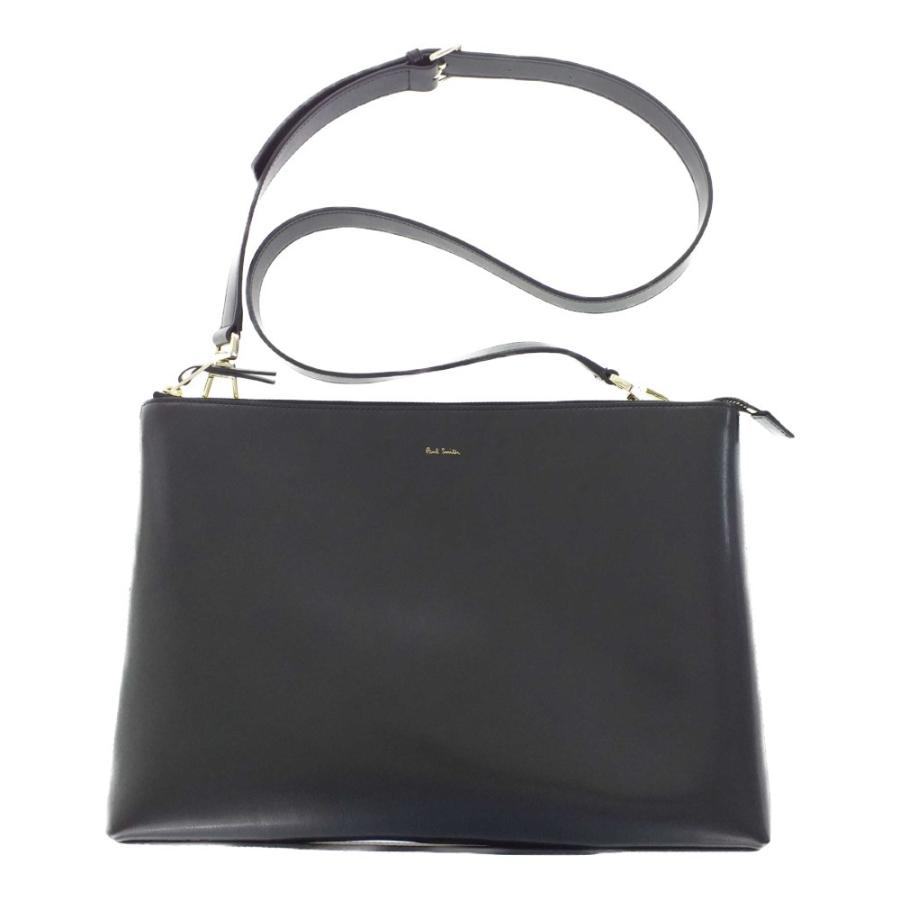 超美品・ポールスミス シティエンボス・クラッチバッグハンドル付 2WAY