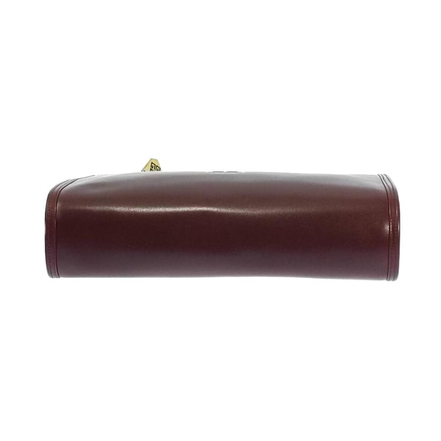 GIVENCHY ジバンシー SAC ロゴ型押し レザー セカンド クラッチバッグ