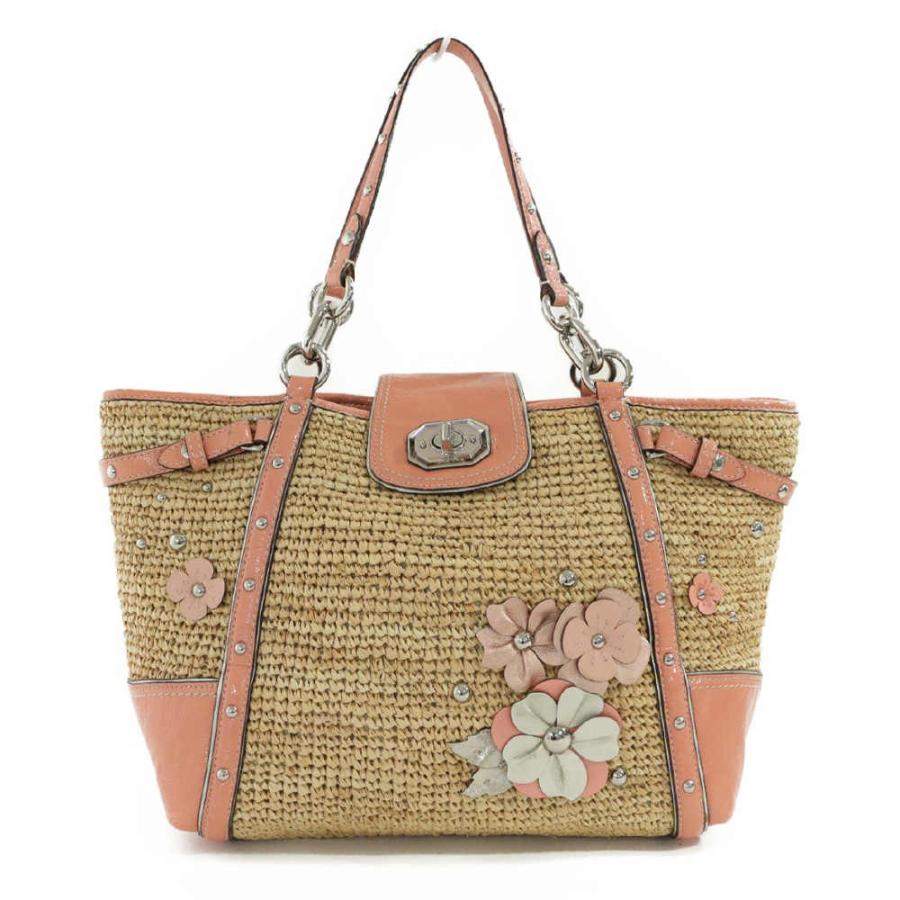 COACH コーチ フローラルエンベリッシュドストローナタリー