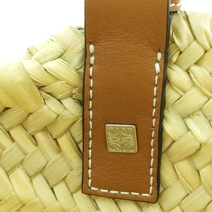 LOEWE（ロエベ） アナグラム・バケットミディアム・かご 編みバッグ
