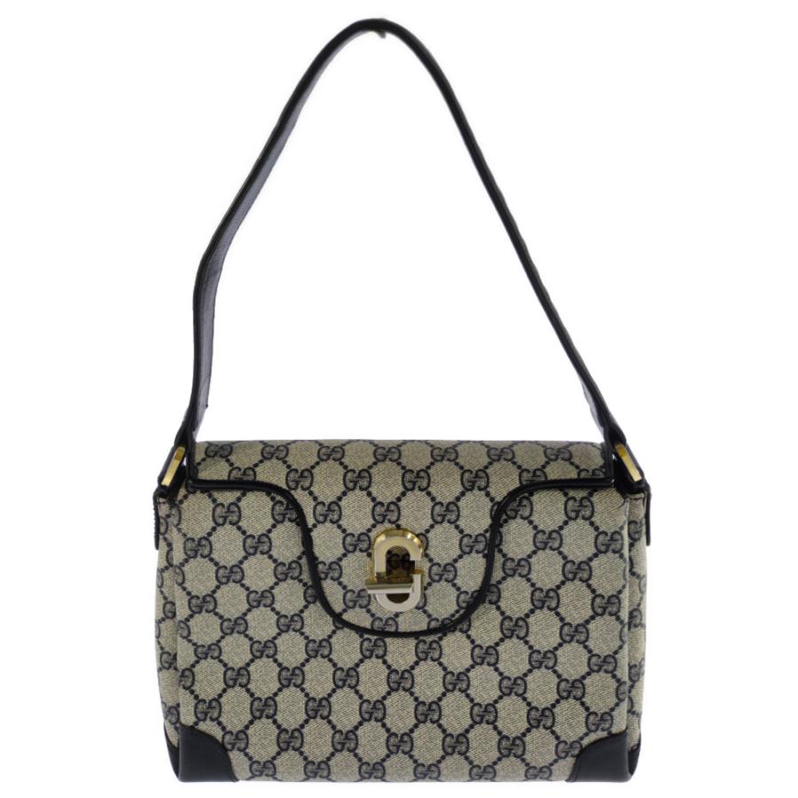 GUCCI（グッチ） GGプラス・オールドグッチ・巾着ハンドバッグ/グレー 