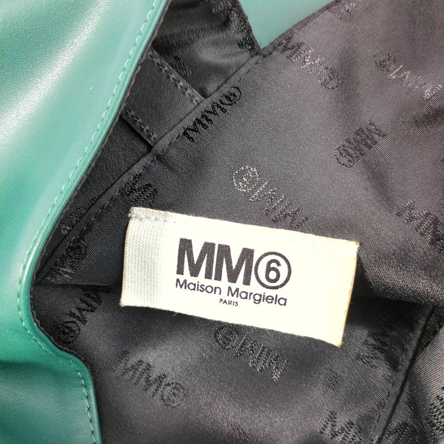 Maison Margiela MM6 メゾンマルジェラ 巾着ハンドバッグ グリーン