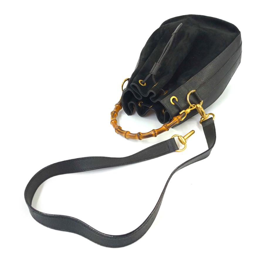 GUCCI（グッチ） バンブー・巾着ショルダーバッグ/001.2865.1657