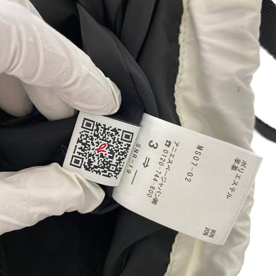 agnes b. アニエスベー　バッグパック　 リュック ロゴプレート アニエスベー agnes b. バッグ ロゴリュックサック ブラック