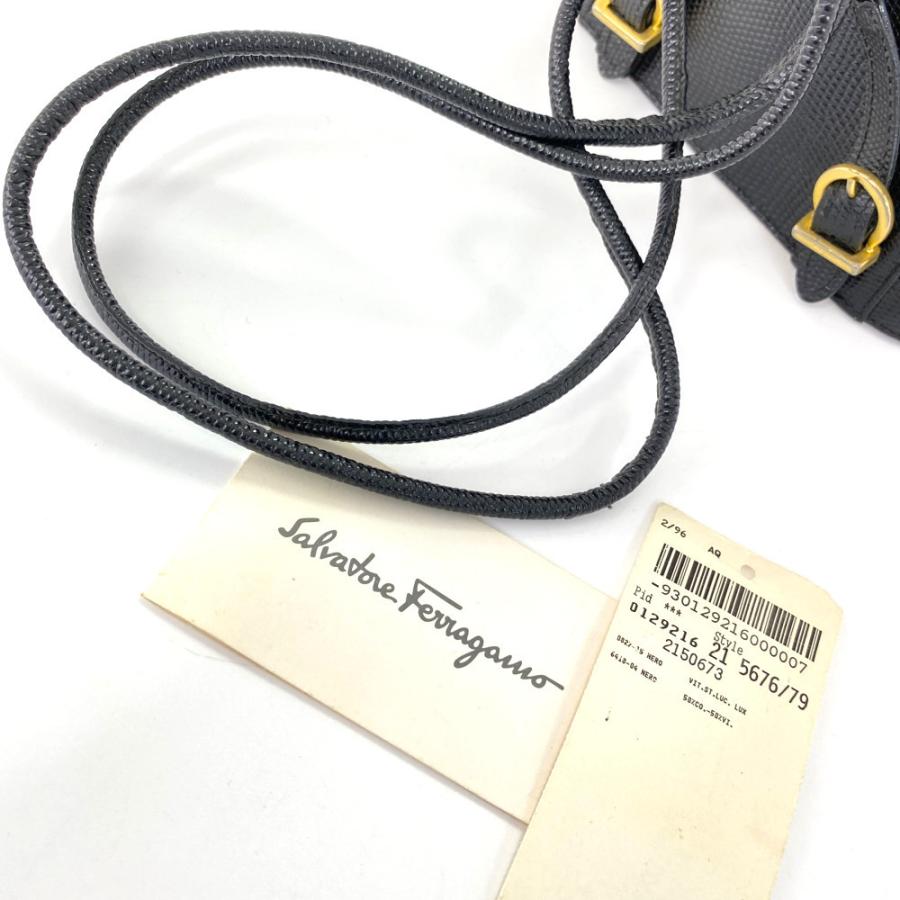 サルヴァトーレフェラガモ ヴァラ 巾着ミニリュックバッグ/AQ