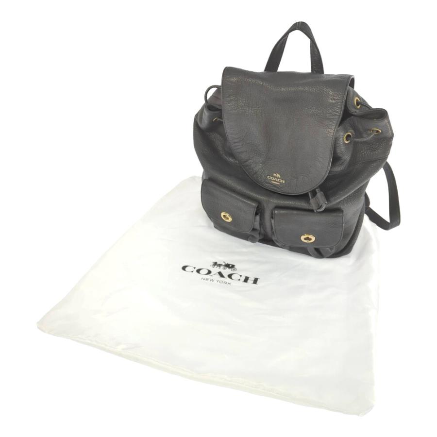 COACH（コーチ） ビリー レザー ドローストリング バックパック 