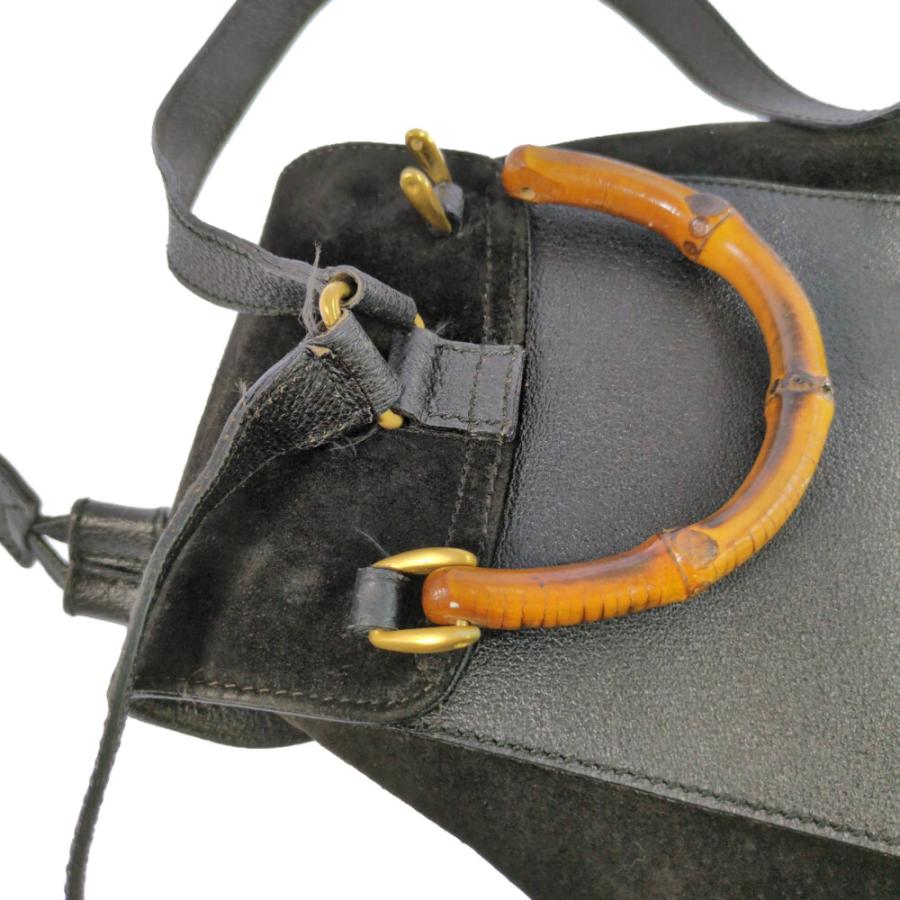 (限定値下げ) GUCCI グッチ バンブー ドローストリング ミニ レザー バッグパック リュックバッグ ミニバッグ/003.3441.0030/b251021/594321 | GUCCI | 07