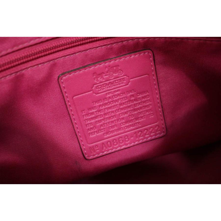 COACH（コーチ） チェック PVC ボストンバッグ/12222/アイボリー 