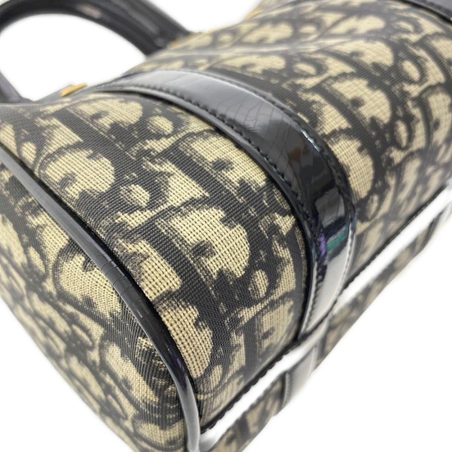 クリスチャンディオール ディオールオブリークPVCボストンバッグ