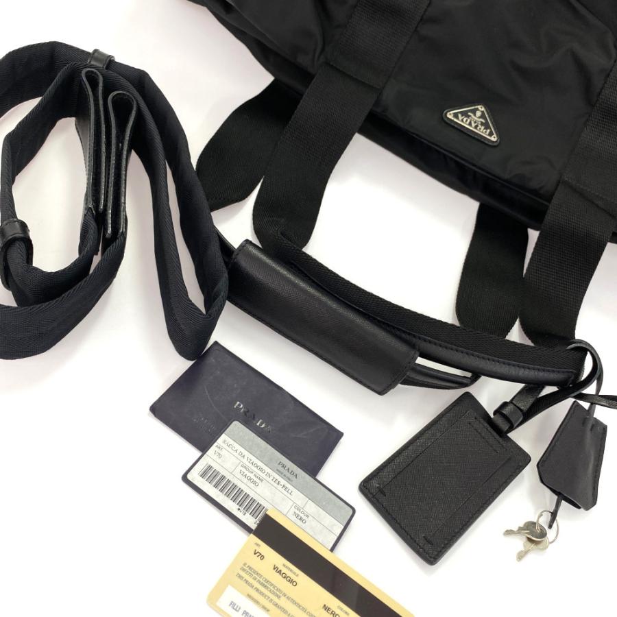 【極美品】PRADA プラダ　ボストンバッグ　旅行　2way ナイロン　ブラック 楽天市場】【バッグ】PRADA プラダ ボストンバッグ トラベル