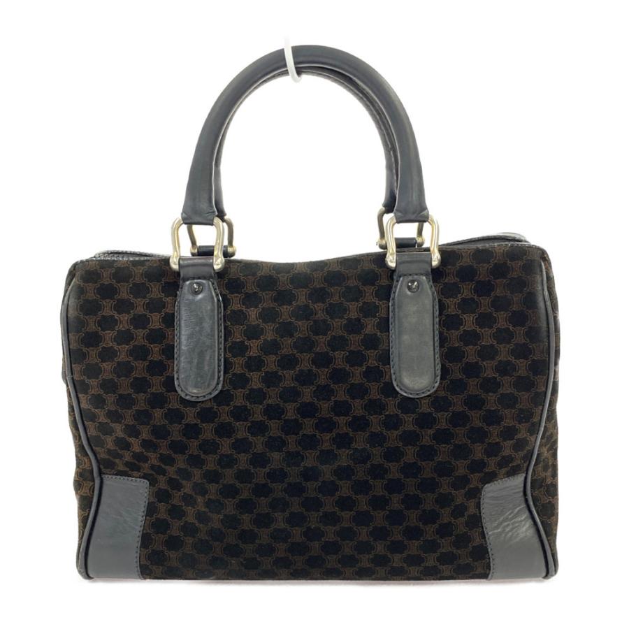 CELINE（セリーヌ） DIFFUSION・マカダムスエードレザーボストンバッグ