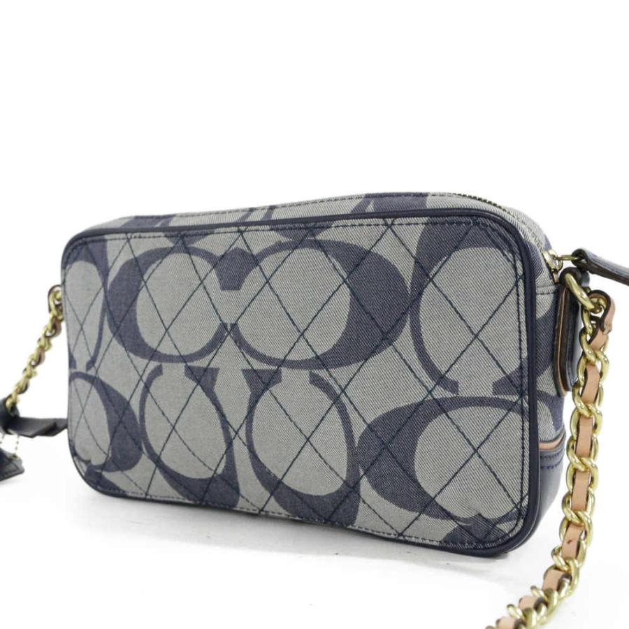 COACH（コーチ） ポピー・キルテッドシグネチャーデニムフライト 