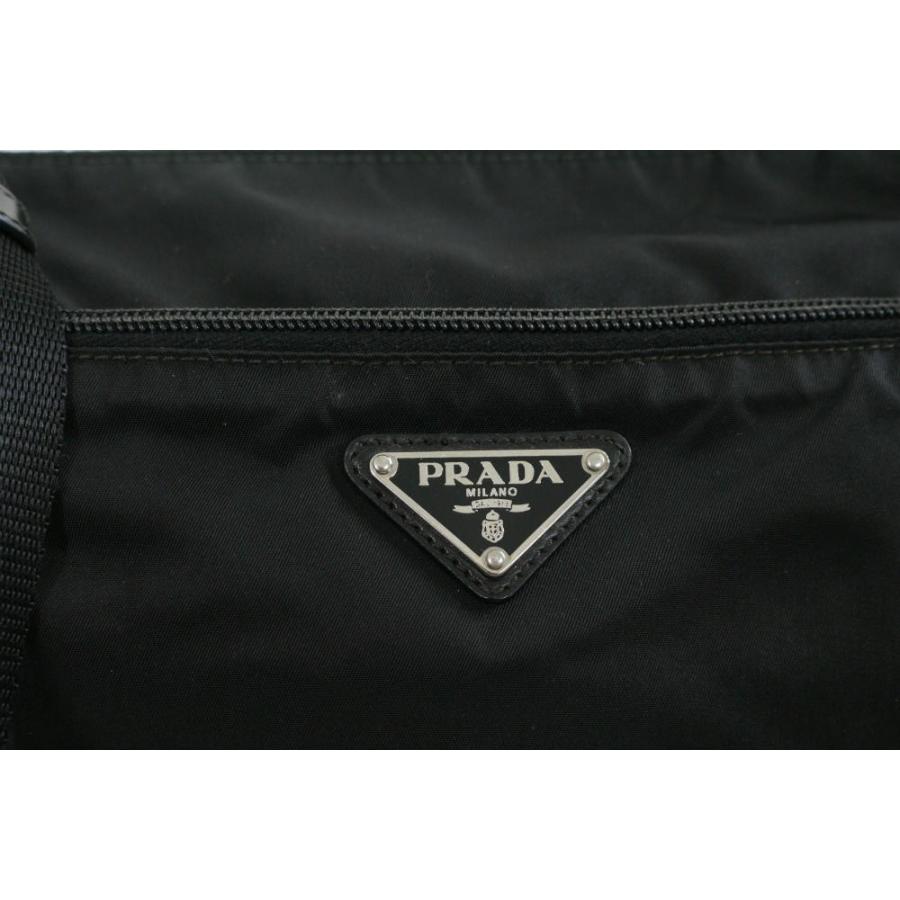 プラダ ロゴプレート・ナイロン 斜め掛けショルダーバッグ/ブラック/PRADA 翌日配送可/220084｜rfstore｜05