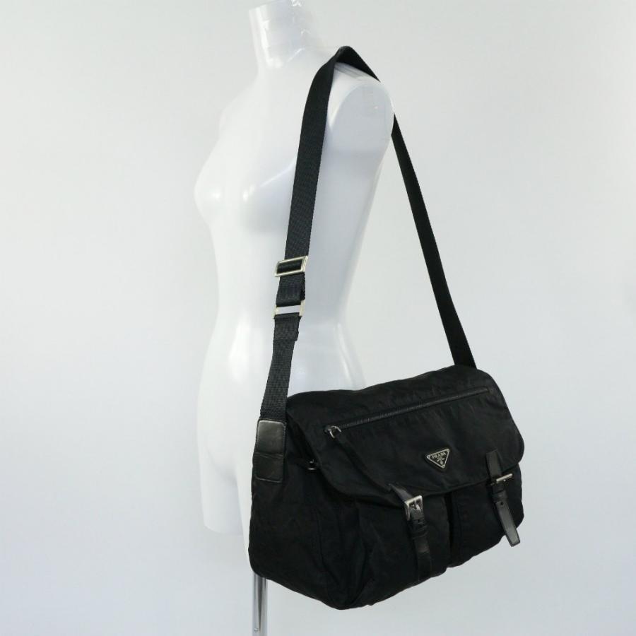 PRADA ナイロンバック PRADA プラダ ナイロン フラップ ショルダーバッグ/B1738X