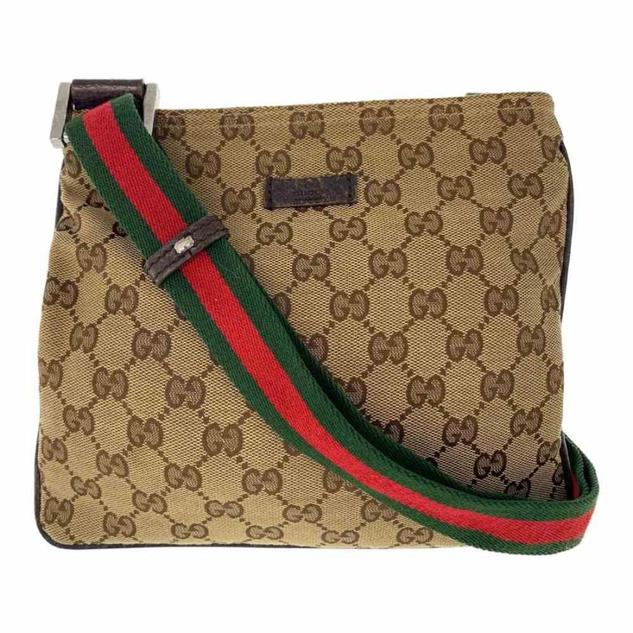グッチ GUCCI ショルダーバッグ GGキャンバス 146309 ベージュ GUCCI（グッチ） GGキャンバス・ショルダーバッグ ウェブライン/146309