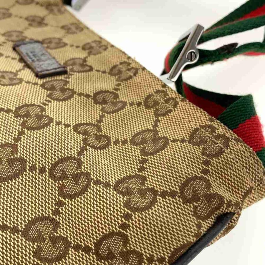 グッチ GUCCI ショルダーバッグ GGキャンバス 146309 ベージュ GUCCI（グッチ） GGキャンバス・ショルダーバッグ ウェブライン/146309