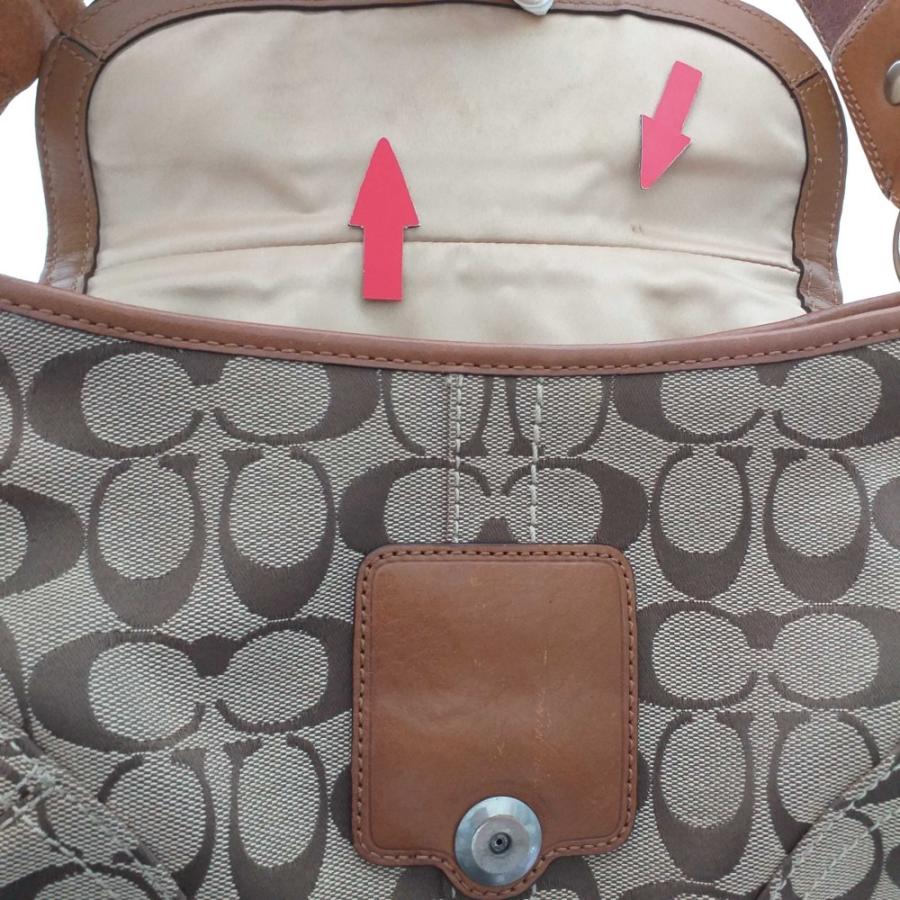 COACH（コーチ） シグネチャー・スモールフラップ・ショルダーバッグ