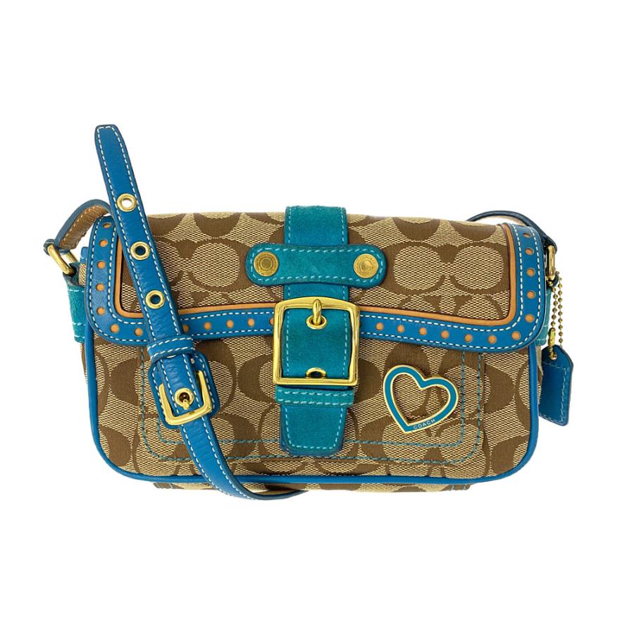 COACH コーチ シグネチャー・ショルダーポシェットバッグ ハート