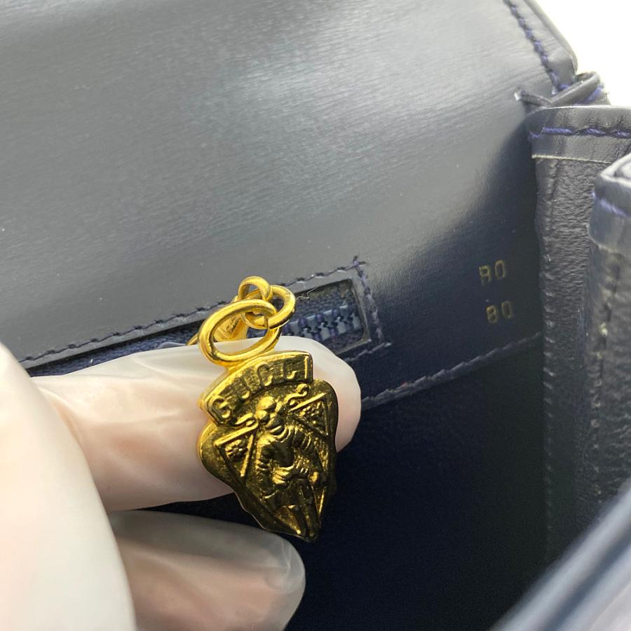 オールド グッチ GUCCI ショルダー バッグ インターロッキング GG 紺 GUCCI - 美品 GUCCI グッチ オールドグッチ ショルダーバッグ