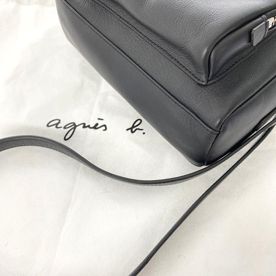 agnes b. アニエスベー angele・カメラバッグ・レザーショルダー