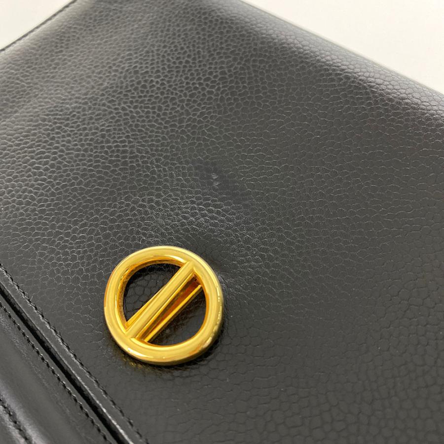 クリスチャンディオール　正規品　ヴィンテージ　チェーンバッグ クリスチャンディオール ヴィンテージレザーチェーンショルダーバッグ