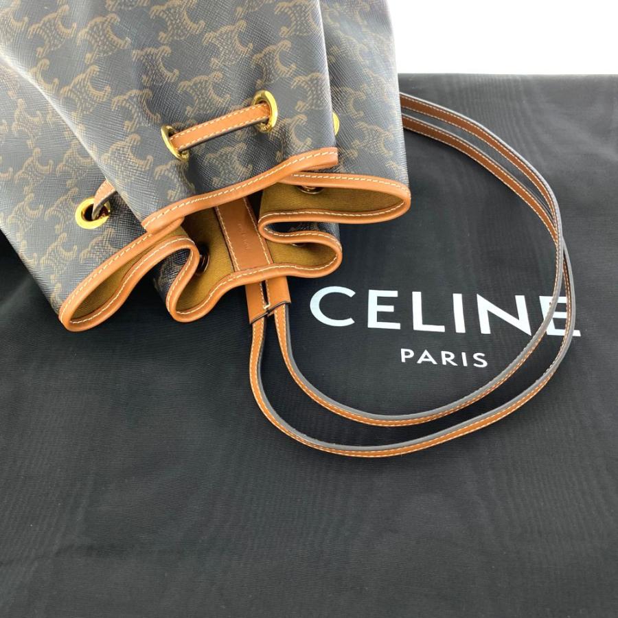 CELINE セリーヌ トリオンフキャンバス・ミディアムセーラー・バック 