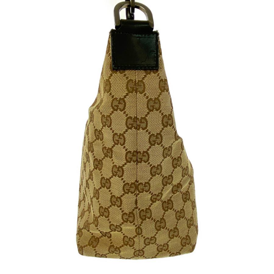 GUCCI（グッチ） GGキャンバス・バンブーホーボーショルダーバッグ 