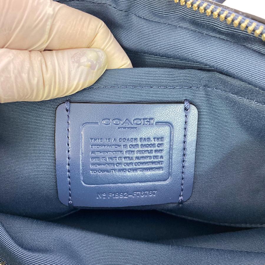 COACH コーチ　ホース アンド キャリッジ ペブルドレザー ショルダーバッグ COACH（コーチ） ペブルレザーレインボーホースアンドキャリッジクロス