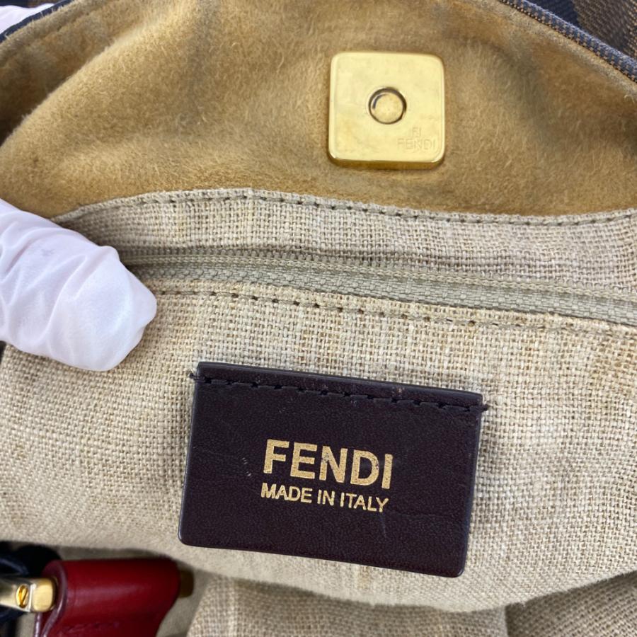 FENDI フェンディ ペカン ショルダーバッグ/8BR653/ブラウン