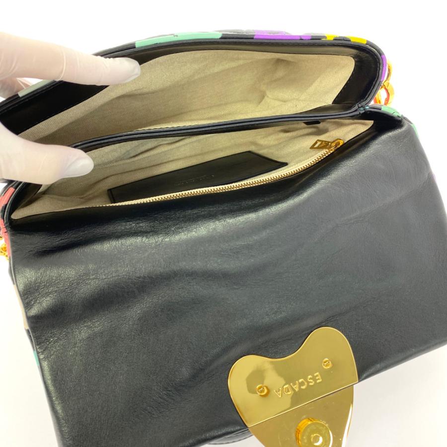 ESCADA エスカーダ ゴールドハートバックル チェーンショルダー ESCADA エスカーダ ゴールドハートバックル チェーンショルダー