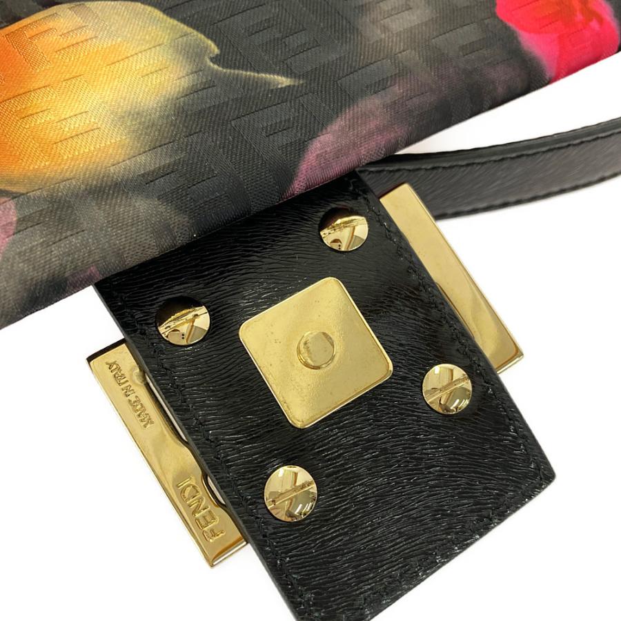FENDI（フェンディ） マンマバゲット・花柄・ズッキーノ・ショルダー