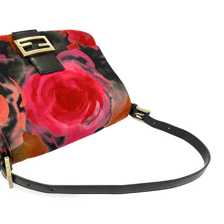 フェンディ ショルダーバッグ 8BR001 花柄 FENDI（フェンディ） マンマバゲット・花柄・ズッキーノ・ショルダー