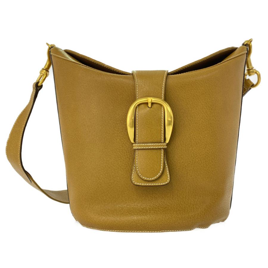 GUCCI ブラウンはらこレザーショルダーバッグ GUCCI（グッチ）の「オンライン限定 レザー ショルダーバッグ