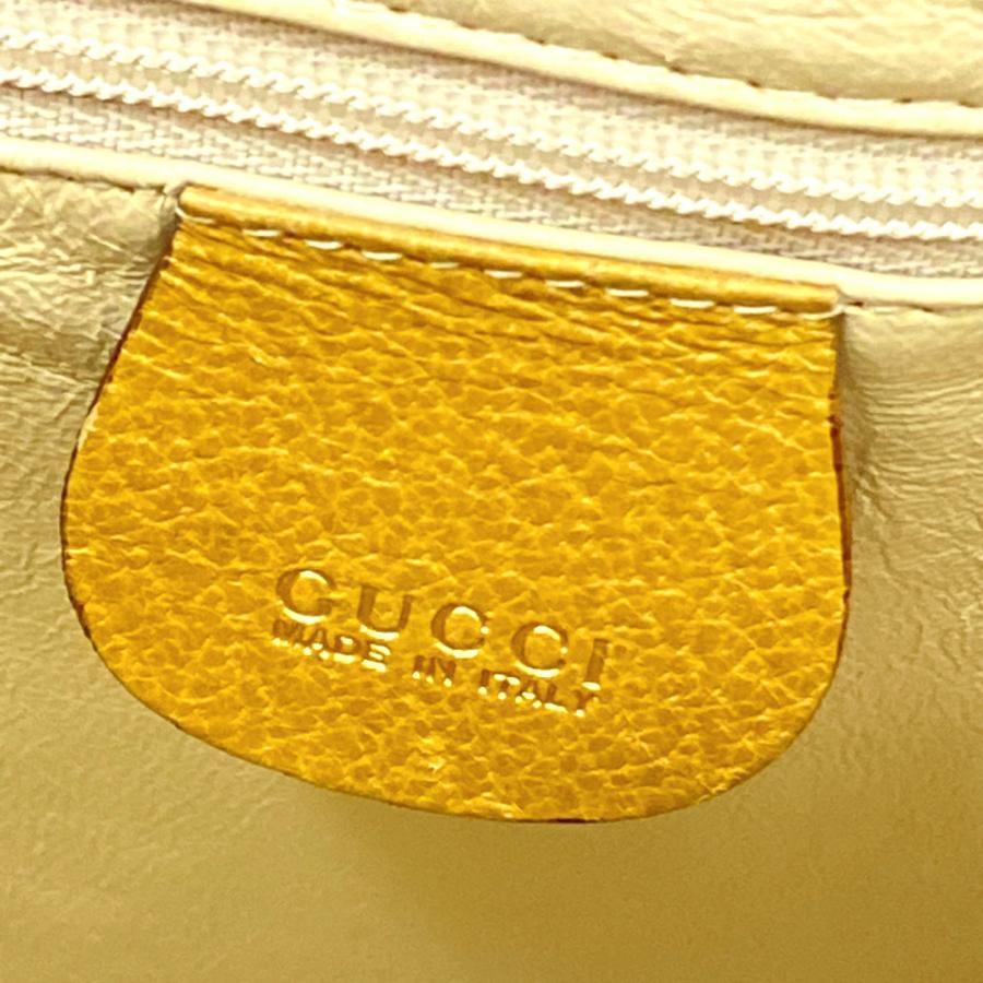 M広026 / GUCCI オールドグッチ ショルダーバッグ PVC レザー GUCCI（グッチ） オールドグッチ レザーショルダーバッグ/001.115.1526