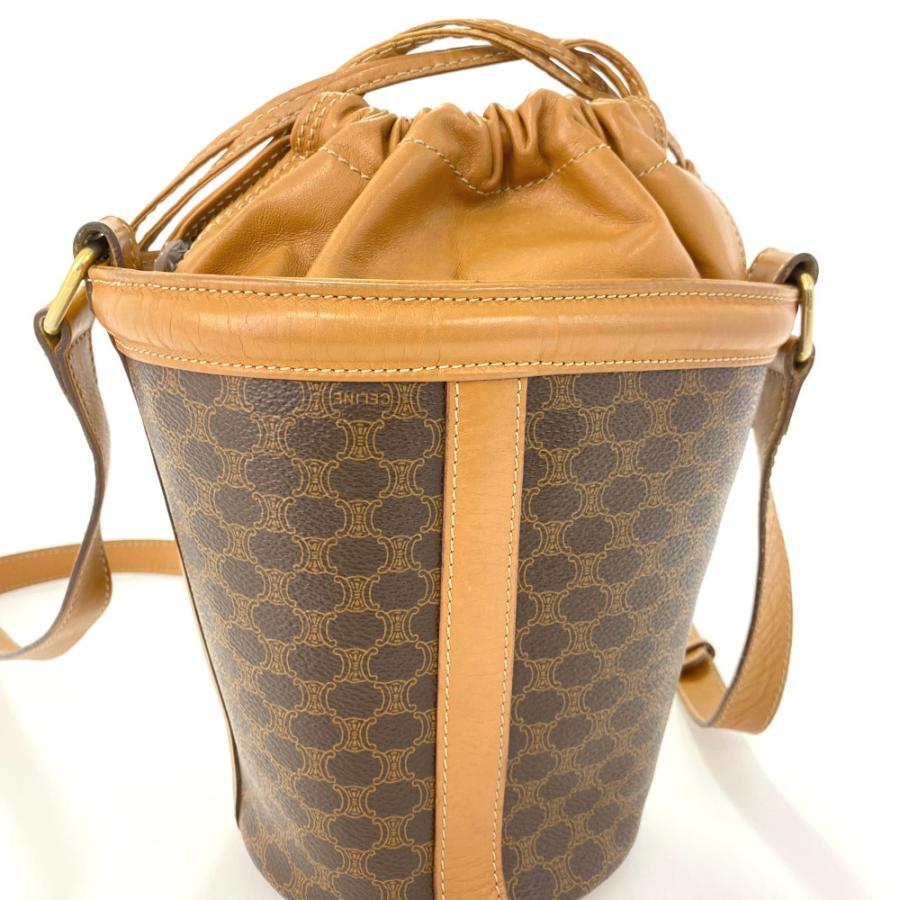 CELINE セリーヌ オールドセリーヌ マカダム 巾着 バケット