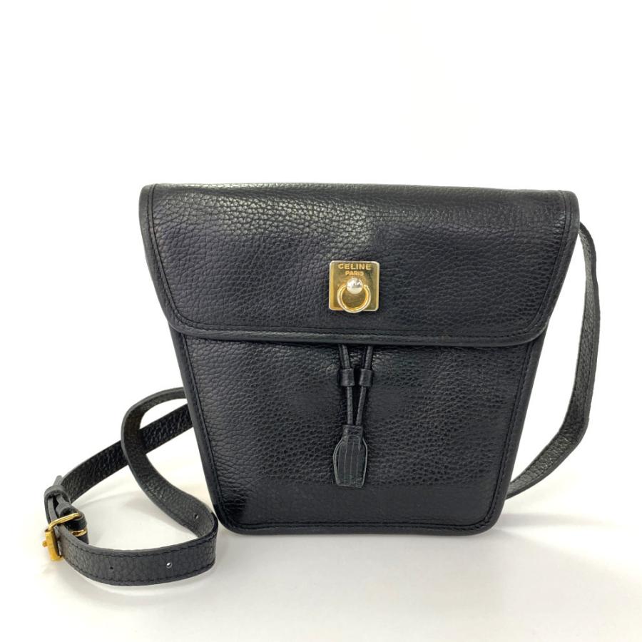 セリーヌ バッグ CELINE（セリーヌ） オールドセリーヌ ノック金具レザーショルダー