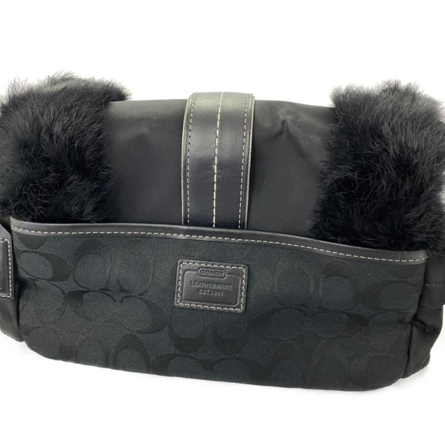 COACH ファー ワンショルダーバッグ ブラック COACH（ファー ・ ショルダーバッグ）のフリマアイテム一覧