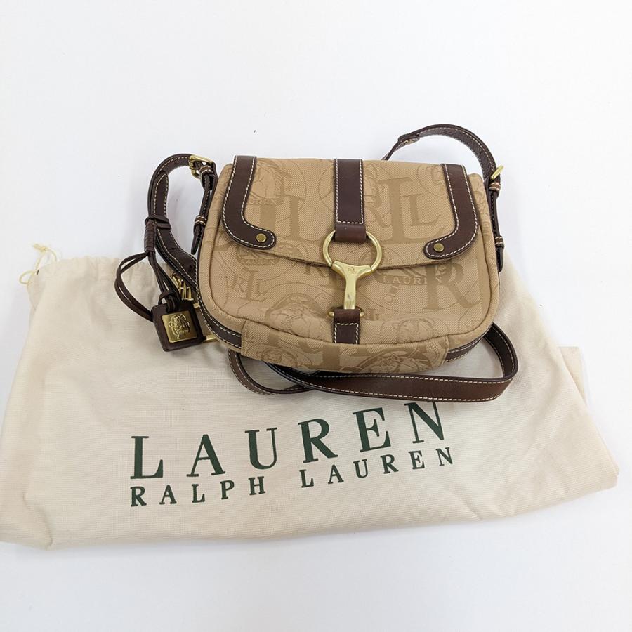 半額 ポロラルフローレン ブラウンキャンバスバッグ キャンバス バックパック（バックパック/リュック）｜POLO RALPH