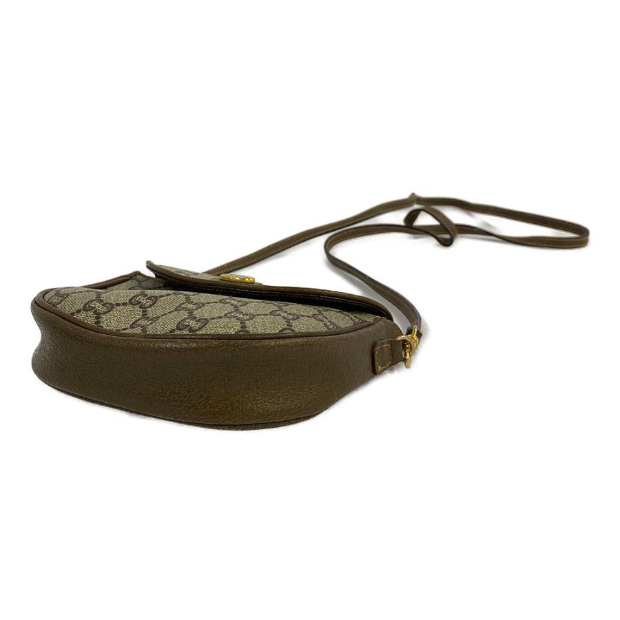 GUCCI plus ショルダーバッグ GGスプリーム　PVC レザー フラップ GUCCI（グッチ） GGプラス・フラップ・オールドグッチ／ショルダー/PVC
